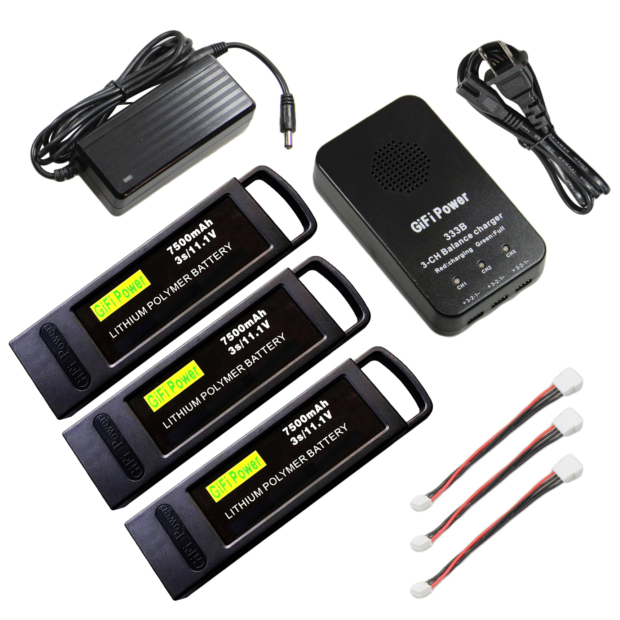 Yuneec Q500 3-in-1 LiPo Battery Balance Charger for RC Drones - Fast Charging & Safe Protection | Perfect for Aerial Photography & FPV Racing