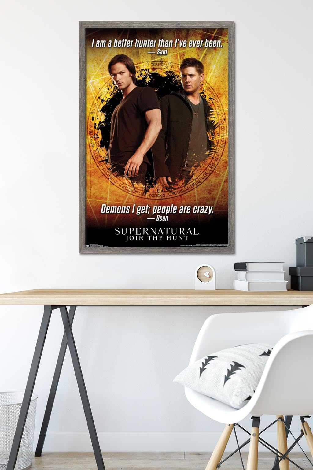 Supernatural TV Show Quotes Wall Poster - 22.375