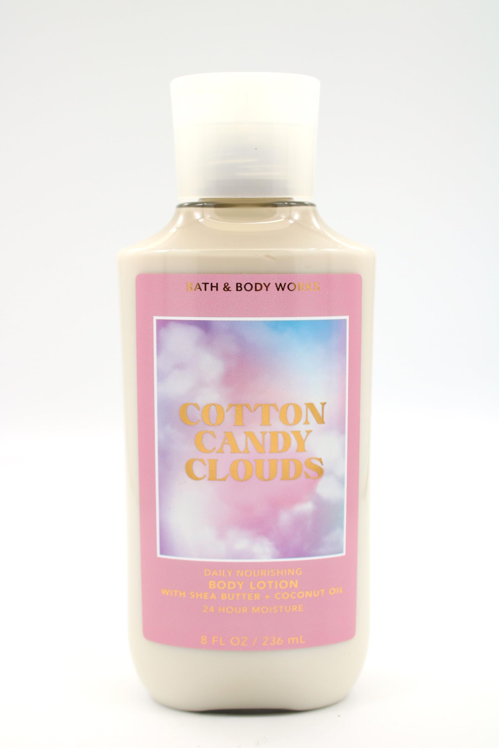 Premium Cotton Candy Clouds Scented Body Lotion - 8 fl oz Daily Moisturizer for Soft, Nourished Skin | Perfect for Shower, Spa & Nighttime Routine
