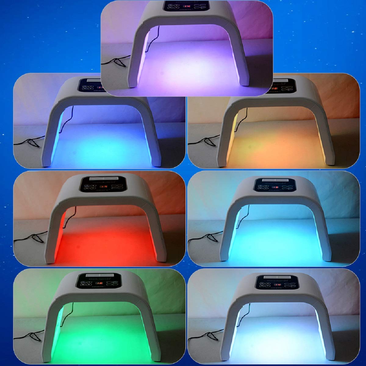 LED Face Mask for Skin Rejuvenation - PDT Phototherapy Facial Care Device with Skin Tightening & Anti-Aging Benefits | Wrinkle Removal & Spa Treatment | Perfect for Home Beauty Salon & Professional Skin Care Routines
