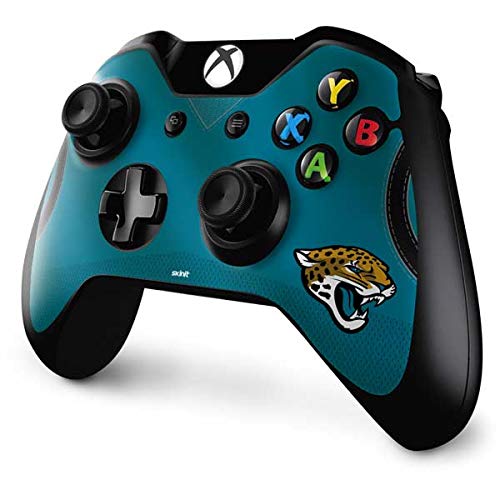 Officially Licensed NFL Jacksonville Jaguars Gaming Skin Decal for Xbox One Controller - Durable Vinyl Wrap for Enhanced Grip & Style - Perfect for Gamers & Sports Fans