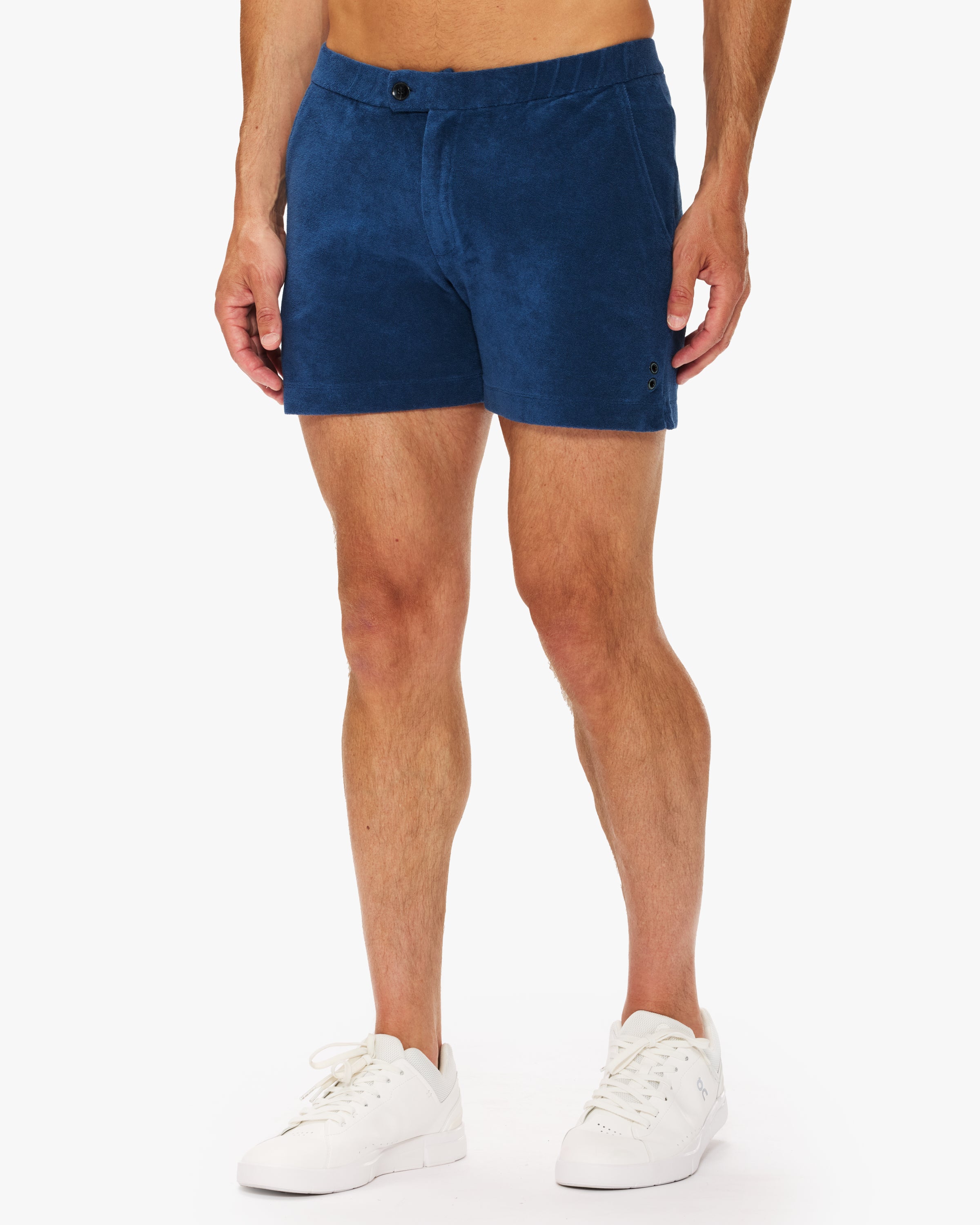 Ron Dorff Men's Cotton Terry Tennis Shorts - Breathable & Comfortable for Sports & Casual Wear - Perfect for Tennis, Gym, and Lounge