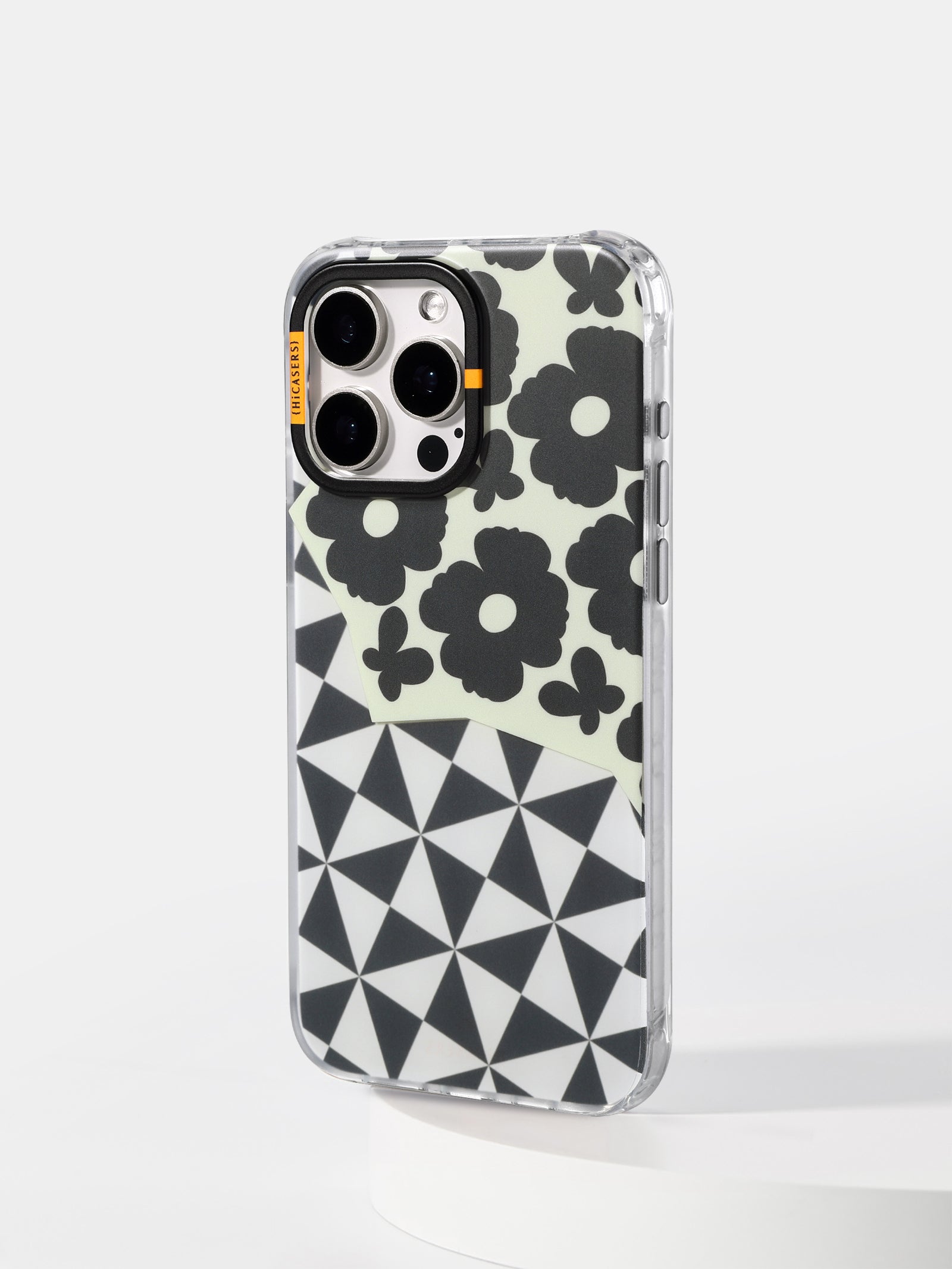 Geometric Mosaic Phone Case - Light Blue Aesthetic Design for iPhone & Samsung | Trendy Protective Cover for Everyday Use & Travel