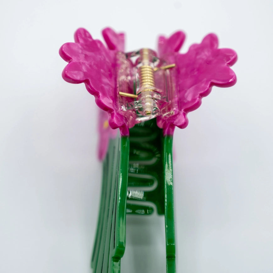 Elegant Bouquet Hair Claw Clip for Women - Large Floral Hair Clips for Thick Hair, Non-Slip Hair Accessories - Perfect for Weddings, Parties, and Everyday Styling