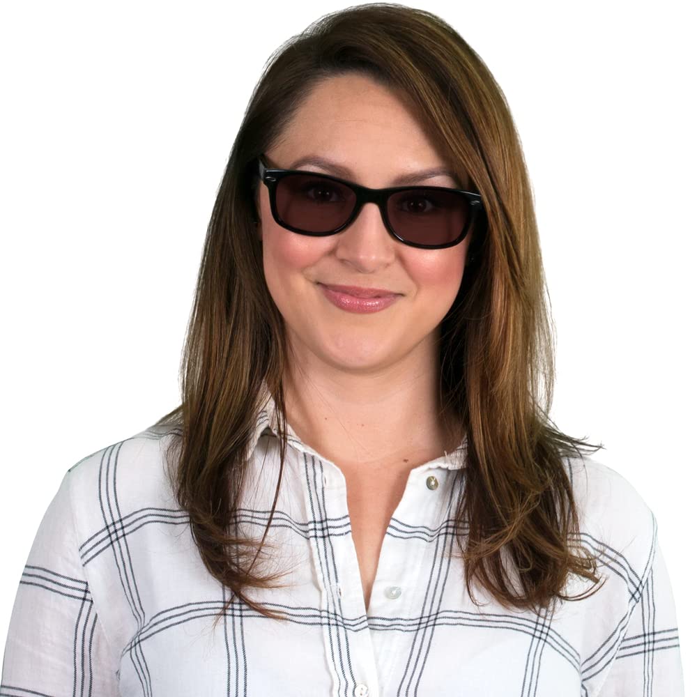TheraSpecs Classic Light Sensitivity Glasses - Migraine & Photophobia Relief - Indoor & Outdoor Use for Work, Screen Time & Daily Activities