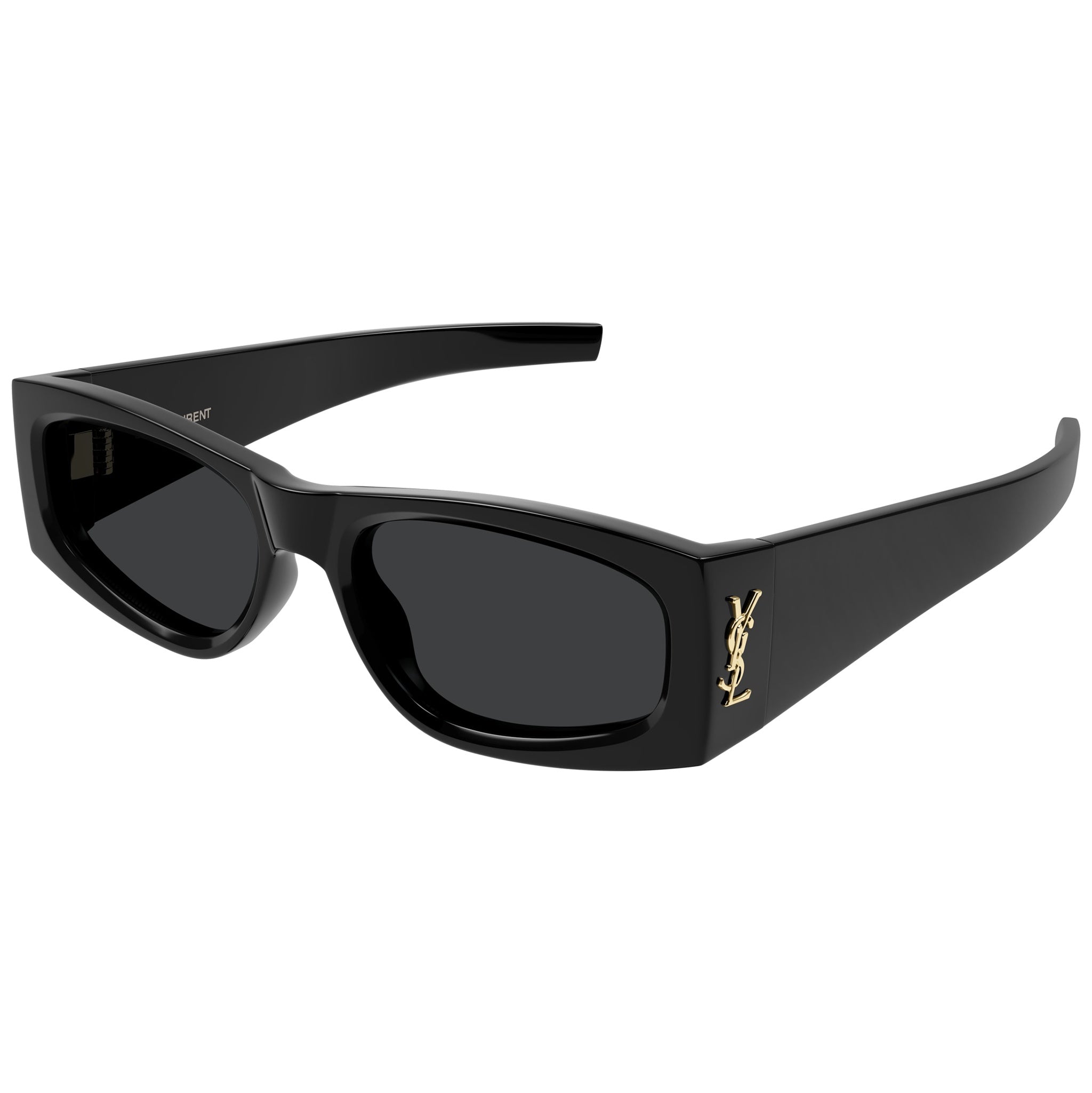 Saint Laurent SL M 140F 001 Black Sunglasses - Luxury Designer Shades for Men - UV Protection & Polarized Lenses - Perfect for Driving, Beach & Outdoor Activities