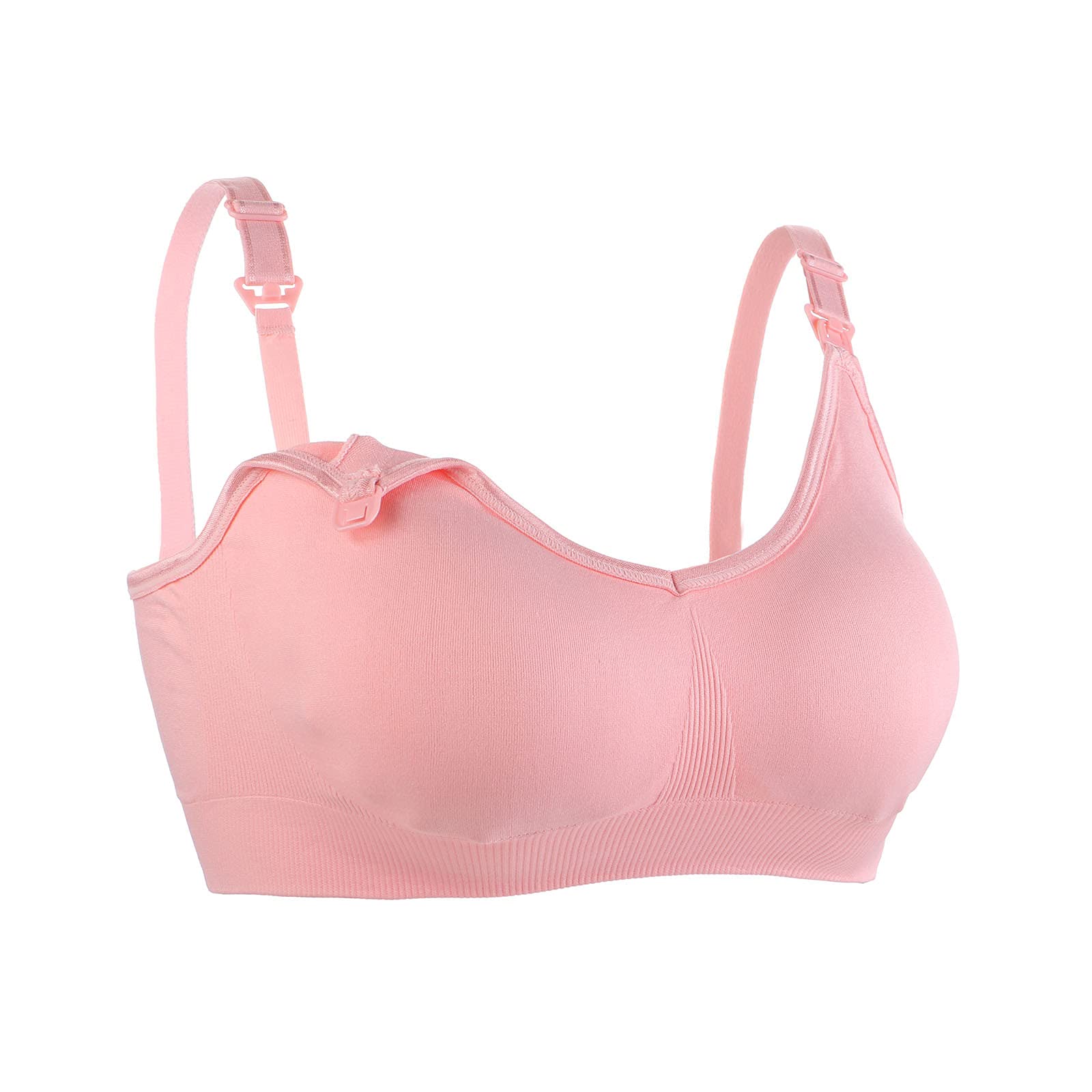 Wire-Free Maternity & Nursing Bras for Women - Comfortable Pregnancy & Breastfeeding Support - Soft Seamless Sports Bra for Active Moms (Prenatal, Postpartum & Everyday Wear)
