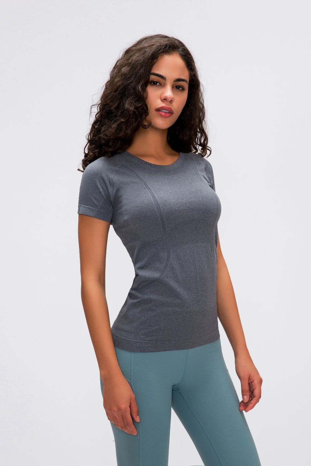 Breathable Round Neck Short Sleeve Active T-Shirt for Men & Women - Gym, Running, Yoga & Casual Wear