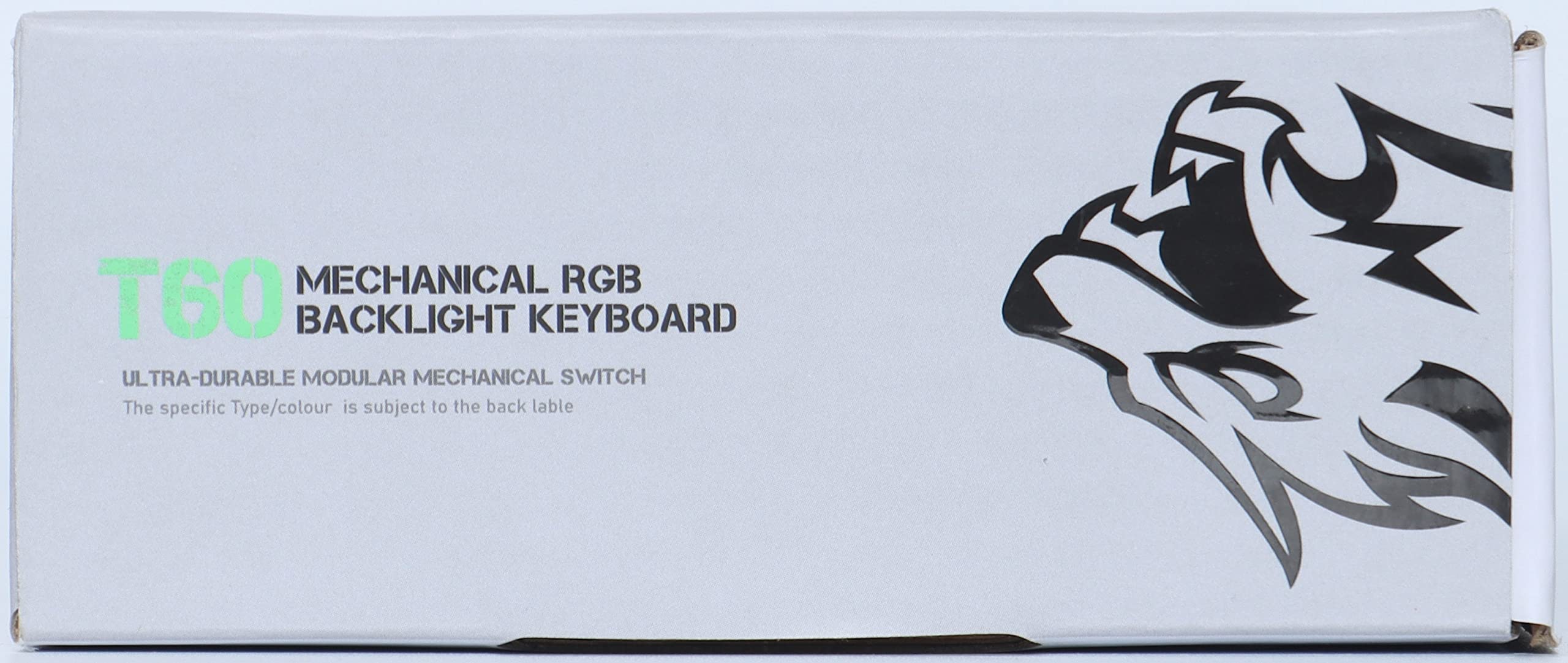 60% UK Gaming Mechanical Keyboard - 62 Key Compact Blue Switches with RGB Backlight for PC/Laptop Gaming & Office Work