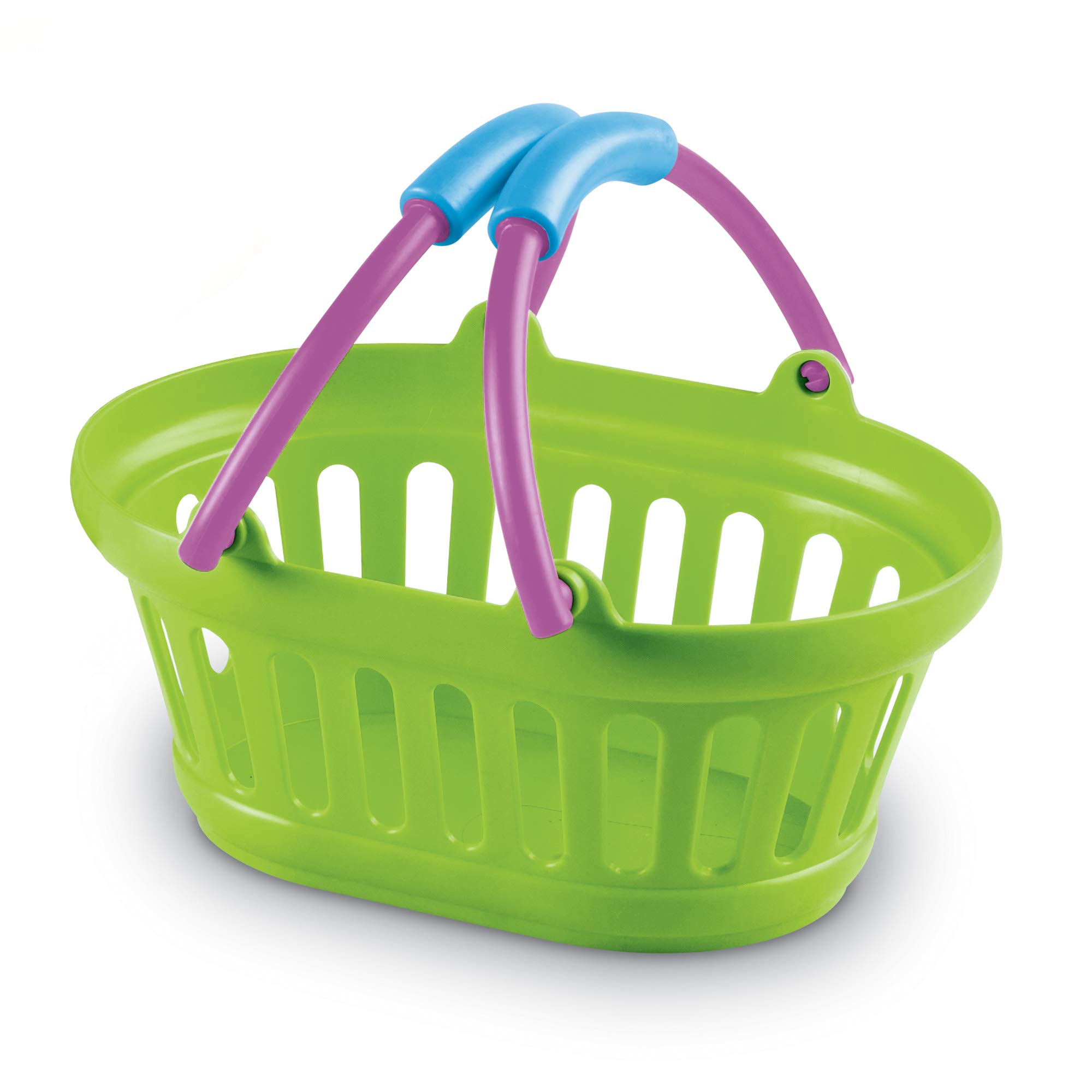 Learning Resources New Sprouts Stack of Baskets - 4 Piece Toddler Pretend Play Toy Set for Ages 18 Months+, Play Grocery Basket for Kids, Easter Basket Filler - Perfect for Role Play, Shopping Games & Holiday Gifts