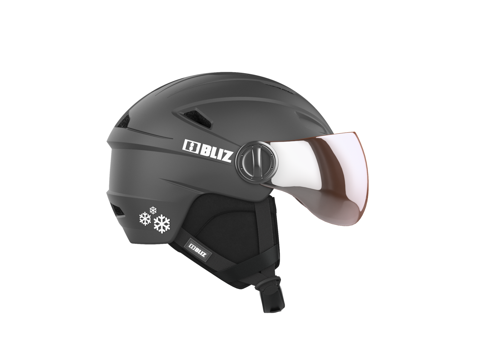 Bliz Jet Visor JR Helmet - Youth Bike & Skateboard Helmet with Adjustable Visor - Perfect for Cycling, Scootering & Outdoor Sports