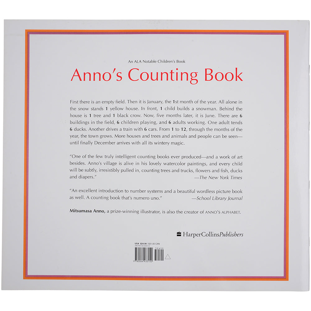 Anno's Counting Book - Look and Learn Big Book for Kids | Interactive Math Learning & Early Childhood Education | Perfect for Homeschooling, Classroom Activities & Toddler Learning