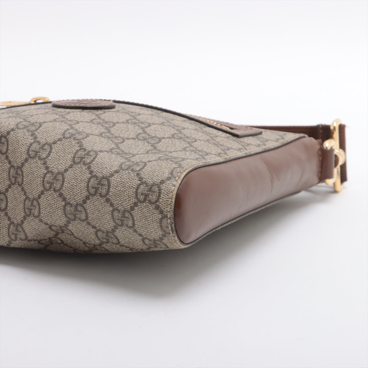 Gucci GG Supreme Leather Shoulder Bag for Women - Brown Crossbody Purse | Luxury Designer Handbag for Work, Travel & Everyday Use