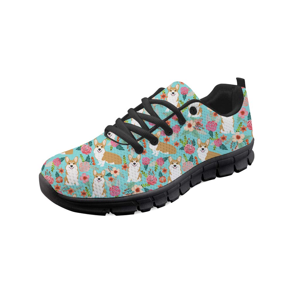 Corgi Women's Running Shoes - Lightweight Gym Sneakers for Road Running, Fitness Training, Hiking & Walking | Comfortable Flat Shoes for Women & Girls | Perfect for Outdoor Activities, Jogging & Daily Wear