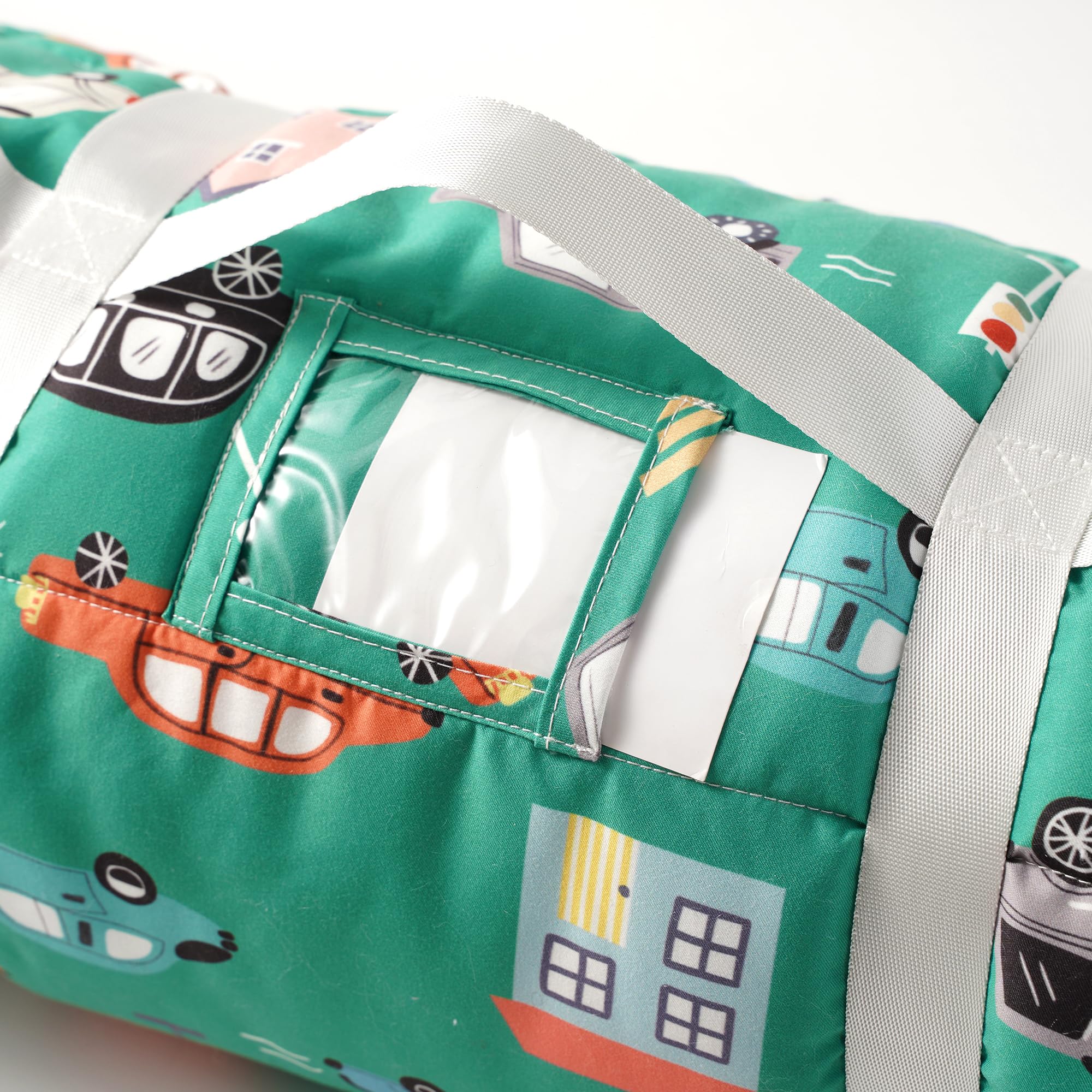 Bunnikins & Clover Toddler Nap Mat with Removable Pillow - Soft Cotton Preschool Nap Mats for Kindergarten, Machine Washable Kids Sleeping Pad for Daycare, Travel & Camping - Perfect for Naptime, Sleepovers and Outdoor Adventures