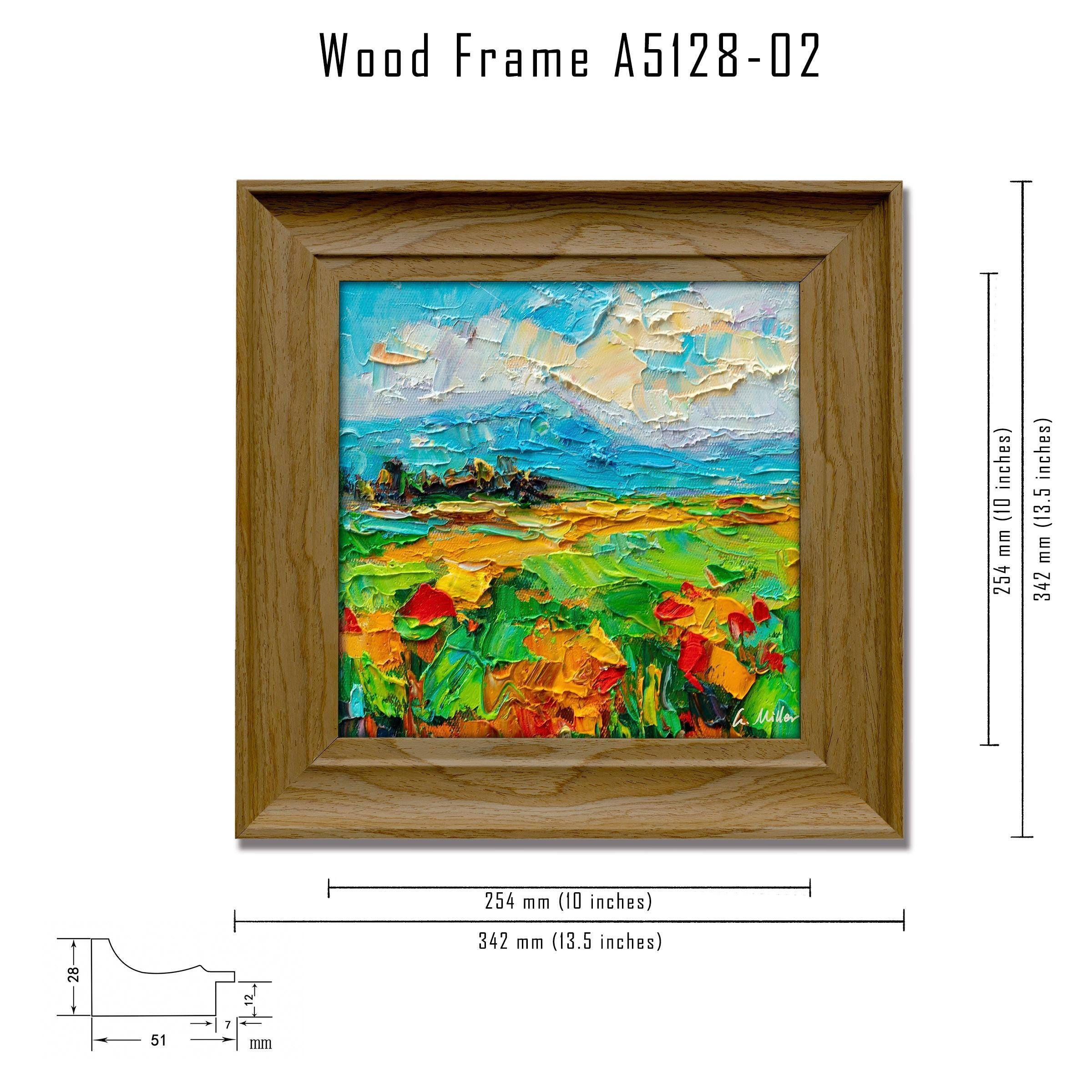 Vibrant Landscape Dreamscape - Original Abstract Expressionist Oil Painting - Modern Wall Art for Living Room & Office Decor