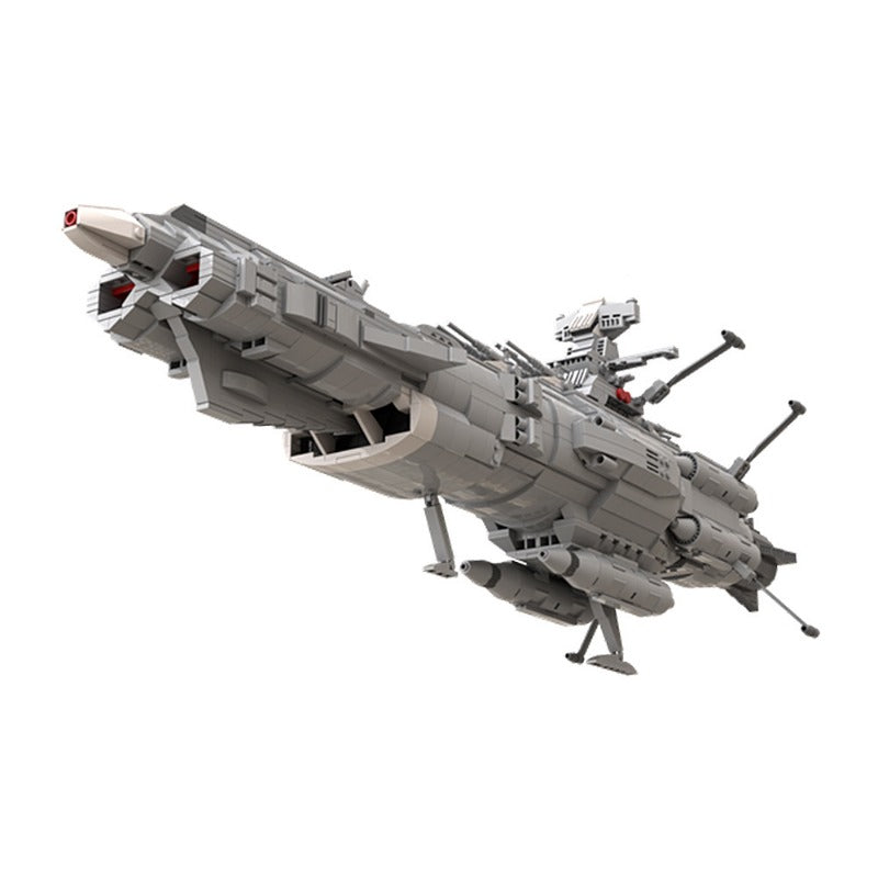 2389 PCS MOC 83888 Space Battleship Andromeda 2199 Building Blocks Set (Star Blazers) - Perfect for Sci-Fi Fans & Collectors | Display Model & Gift for Space Enthusiasts