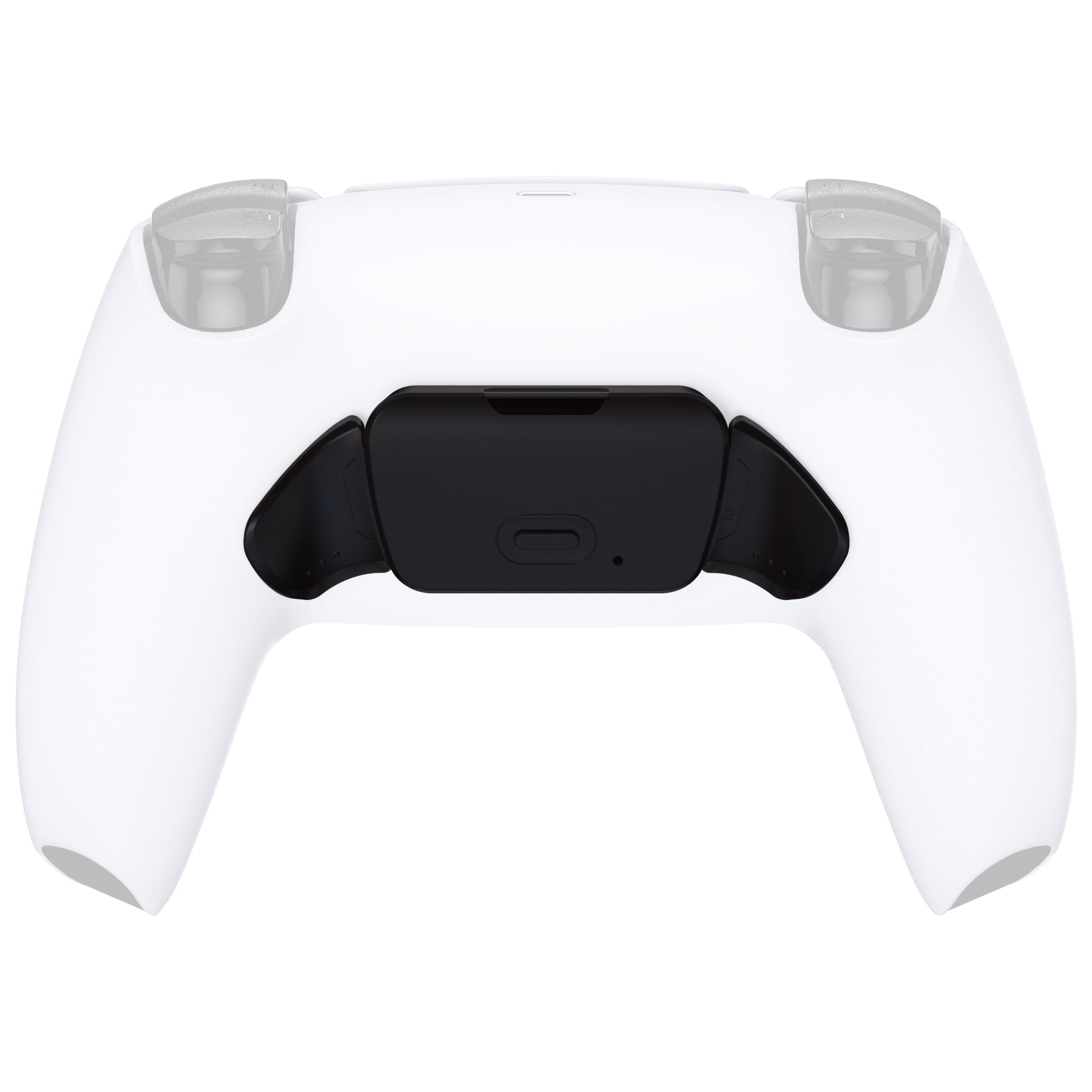 eXtremeRate Solid Black Replacement Back Button Housing Shell for PS5 Controller - Compatible with K1 & K2 Models | DIY Customization (Controller & RISE Remap Kit Not Included) | Perfect for Gaming Enthusiasts & PS5 Controller Modders