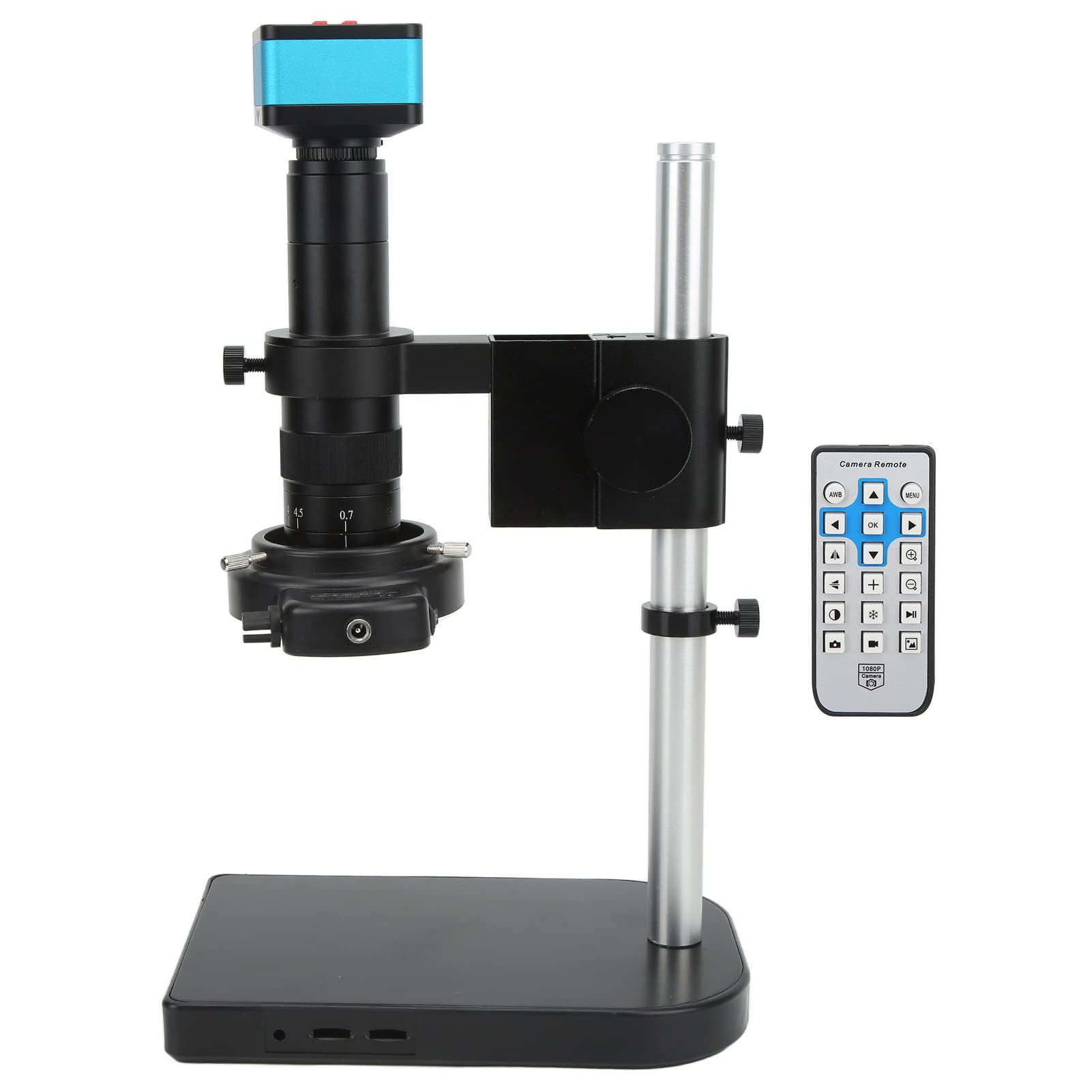 12MP HD Industrial Digital Microscope Camera Kit - 180X Magnification with 144 LED Lights & USB Output for PCB Repair, Coin Inspection, Circuit Board Analysis | Perfect for Electronics Hobbyists, Jewelry Appraisal, and Scientific Research