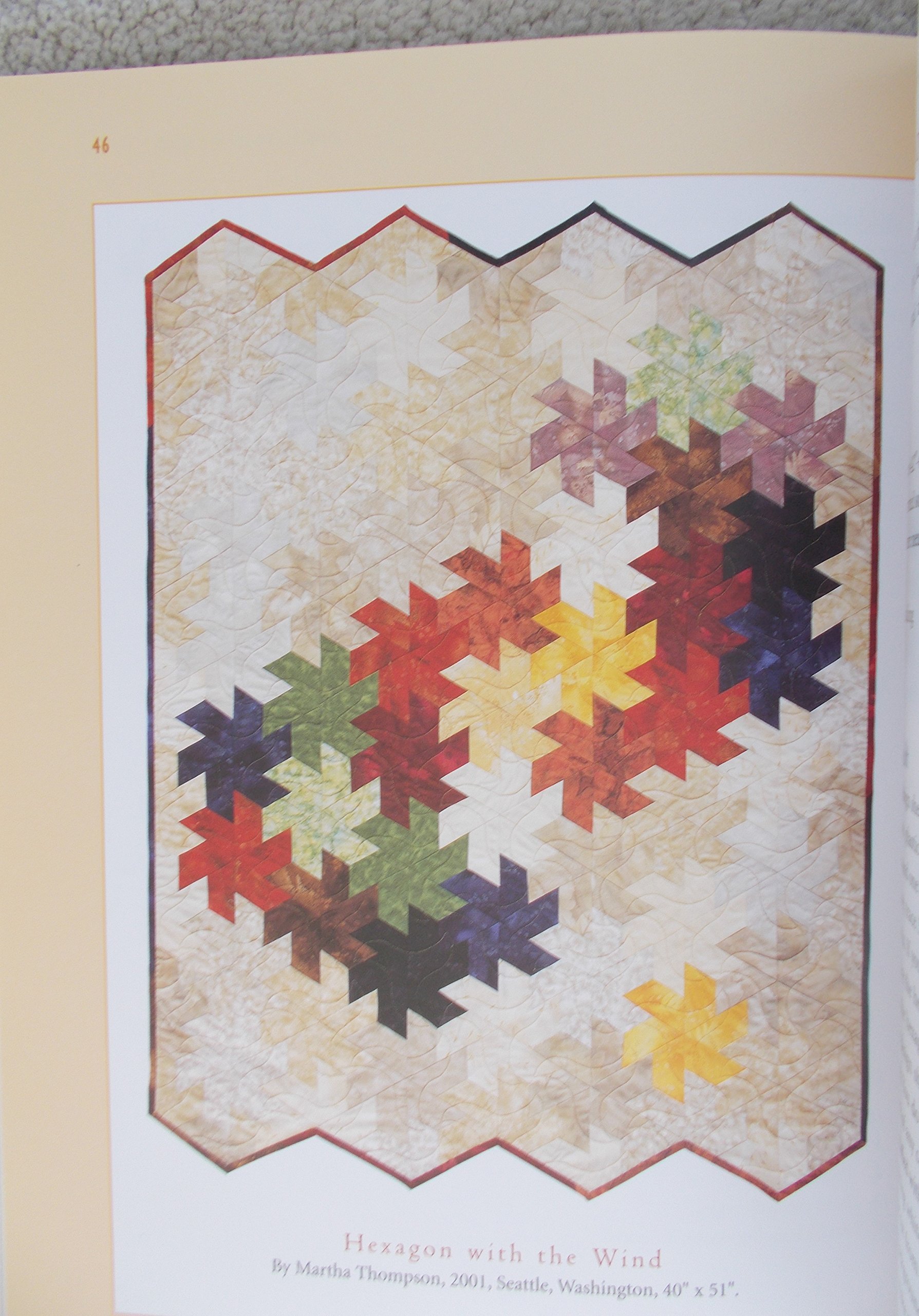 Magical Hexagon Quilting Kit: Easy Step-by-Step Guide for Dynamic Quilts - Perfect for Beginners & Home Decor