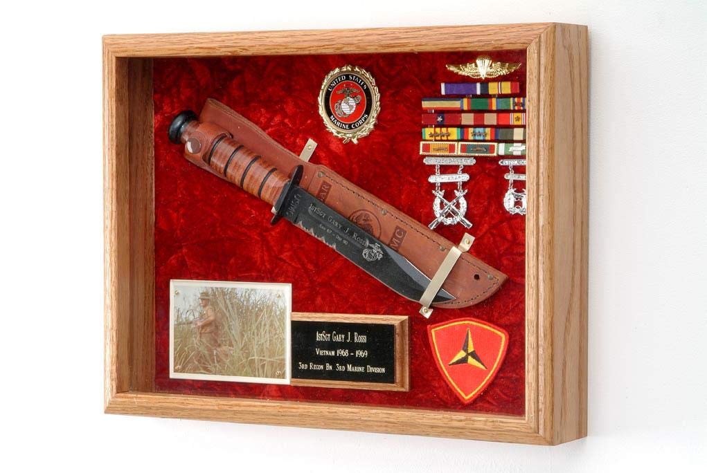 Premium Wooden Knife Display Case with Glass Front - Perfect for Collectors, Chefs & Home Kitchen Storage - Showcase Your Knives Safely & Stylishly