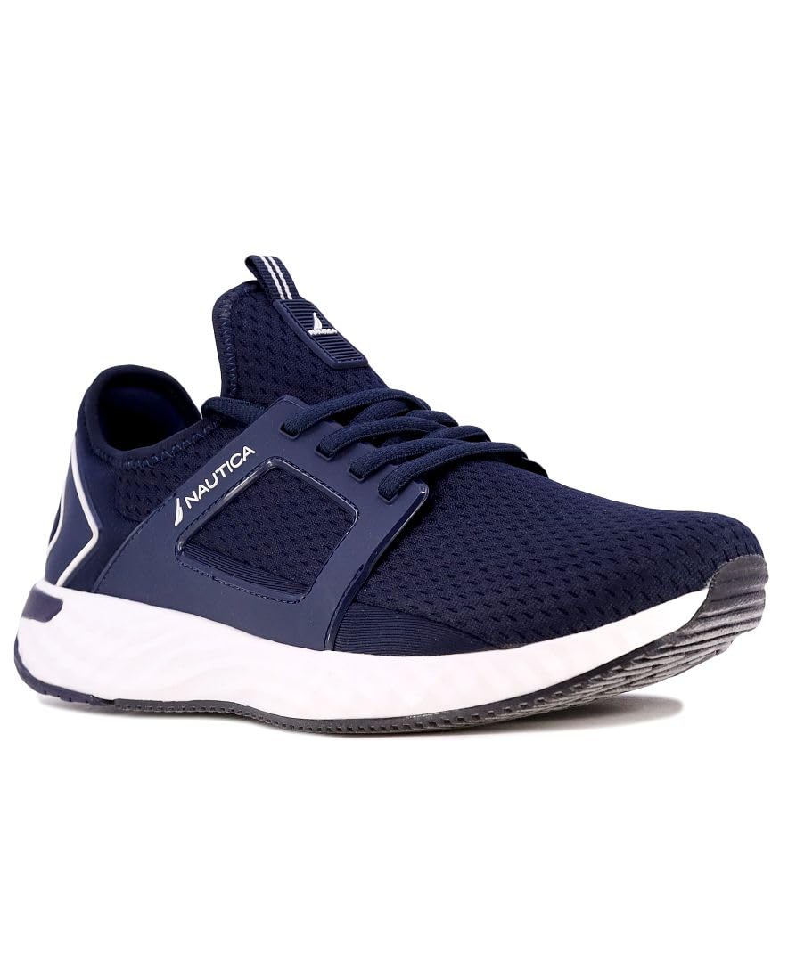 Nautica Men's Sneakers - Comfortable Casual Lace-Up Walking Shoes | Lightweight Breathable Joggers for Men | Perfect for Gym, Running & Everyday Wear
