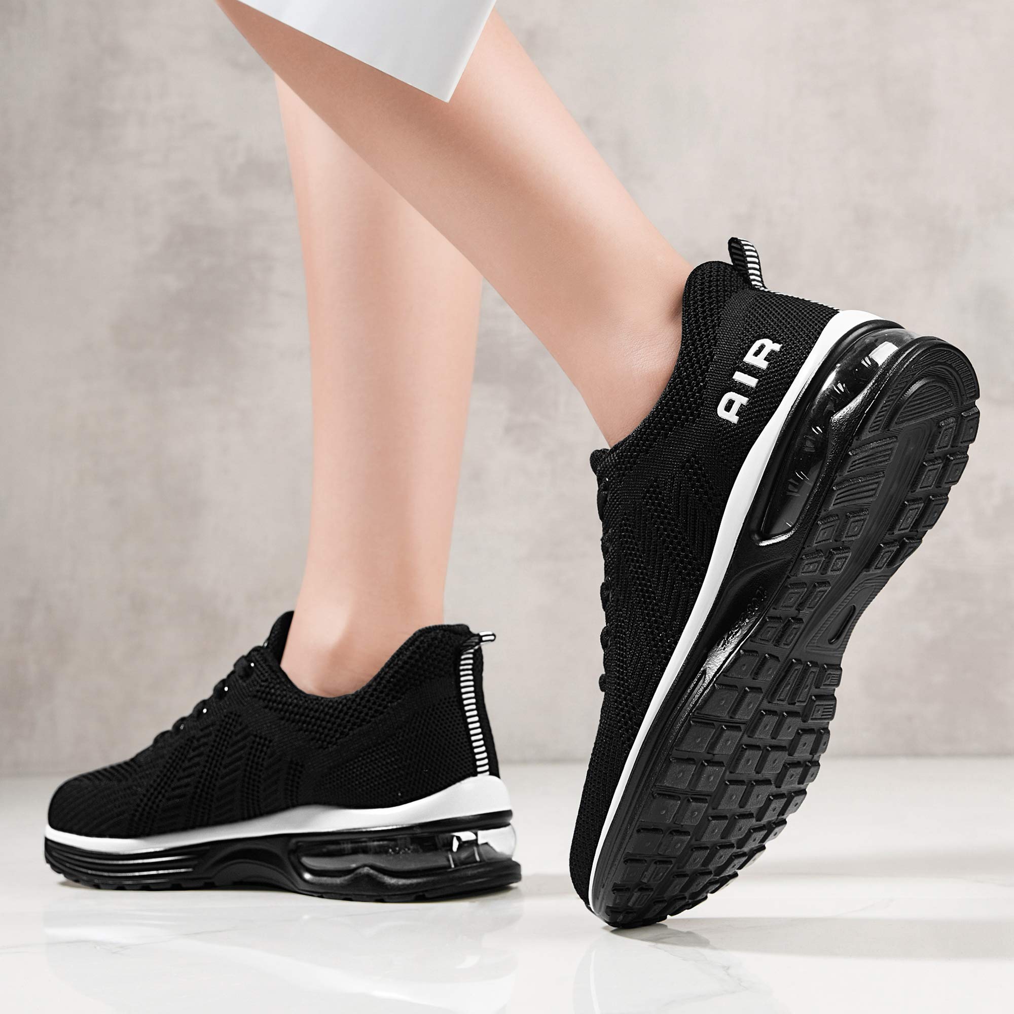 Lamincoa Women's Lightweight Walking & Running Shoes - Breathable Mesh Sneakers with Non-Slip Air Cushion for Gym, Workout, Tennis & Sports | Perfect for Jogging, Training & Daily Wear