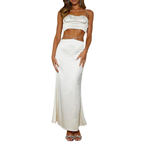 White-rhinestone Strap