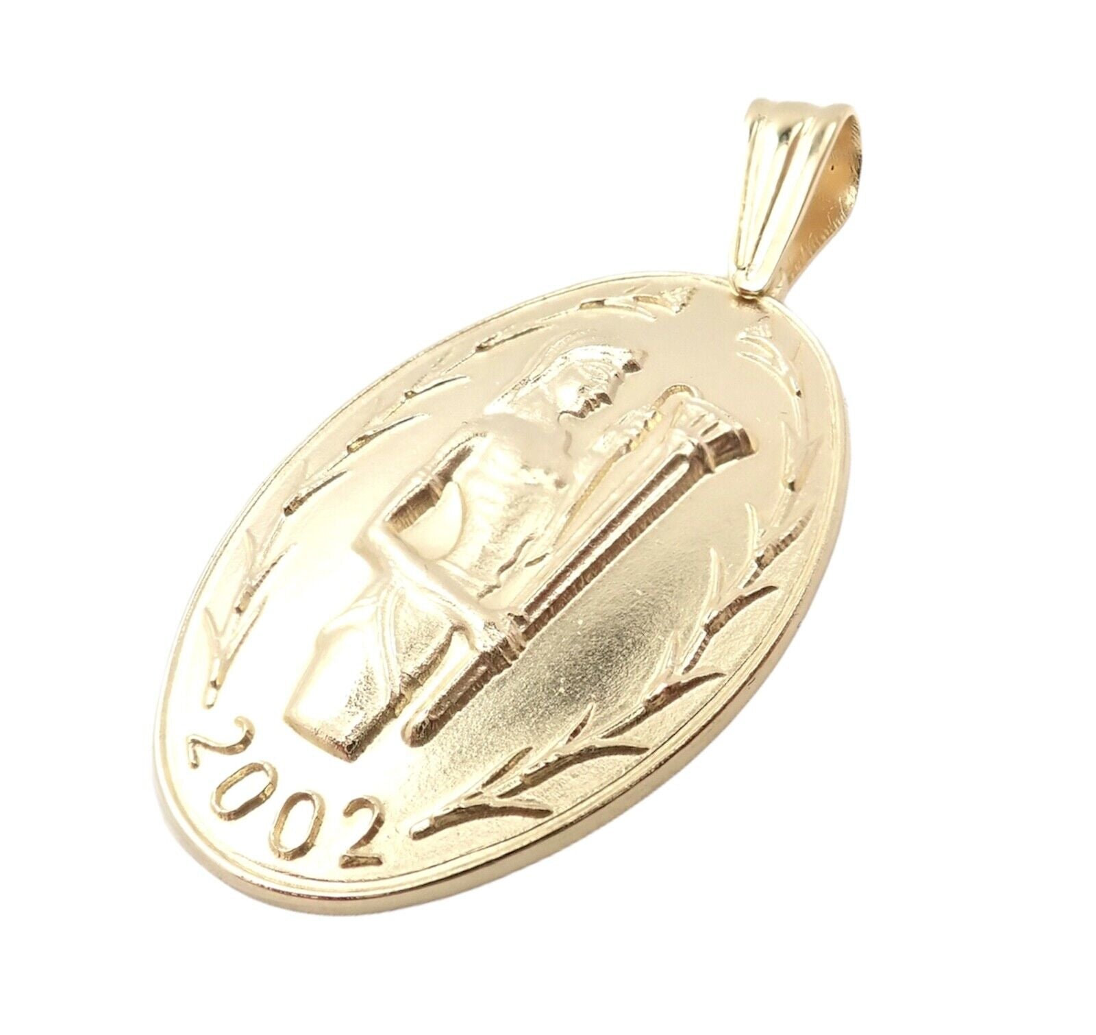Vintage Ilias Lalaounis 18K Gold Good Luck Charm Pendant Necklace 2002 - Perfect for Special Occasions & Gift Giving