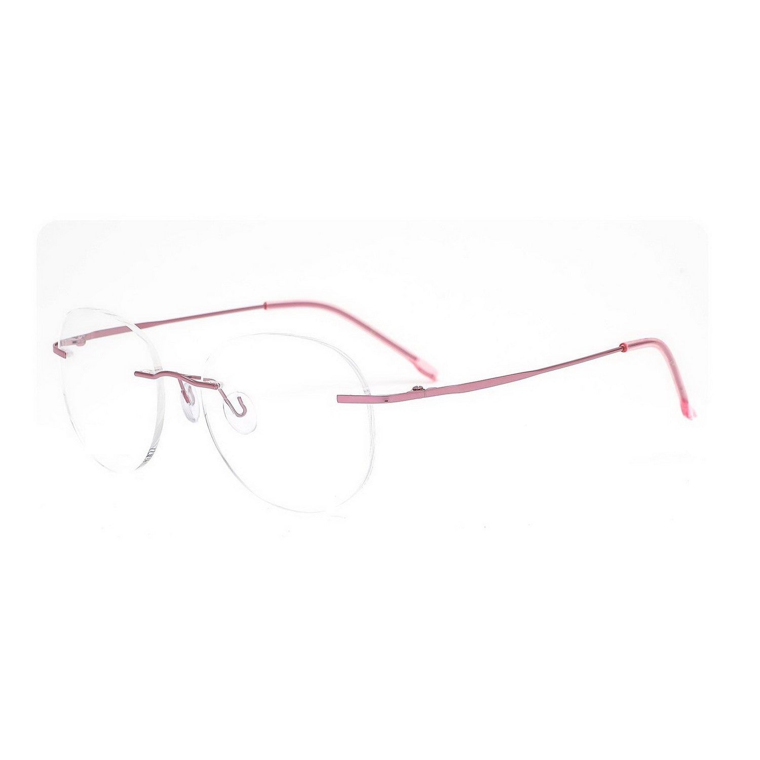 Stylish Round Rimless Glasses for Women & Men - Lightweight Frameless Eyewear Frames for Reading, Computer Use, and Fashion Accessories