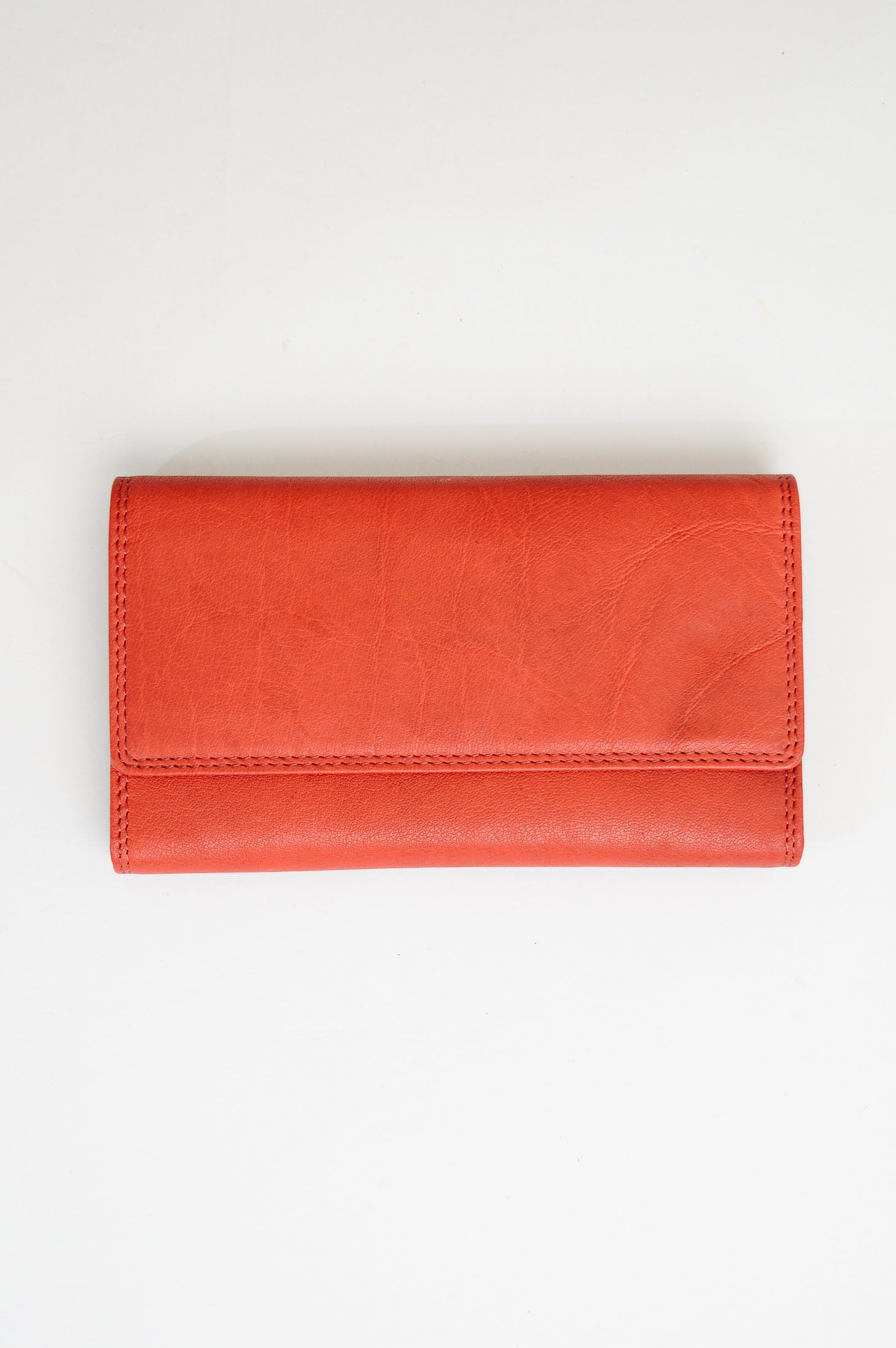 Adrian Klis 105 Genuine Leather Women's Wallet in Red - Stylish & Compact for Everyday Use, Travel, and Gift Giving