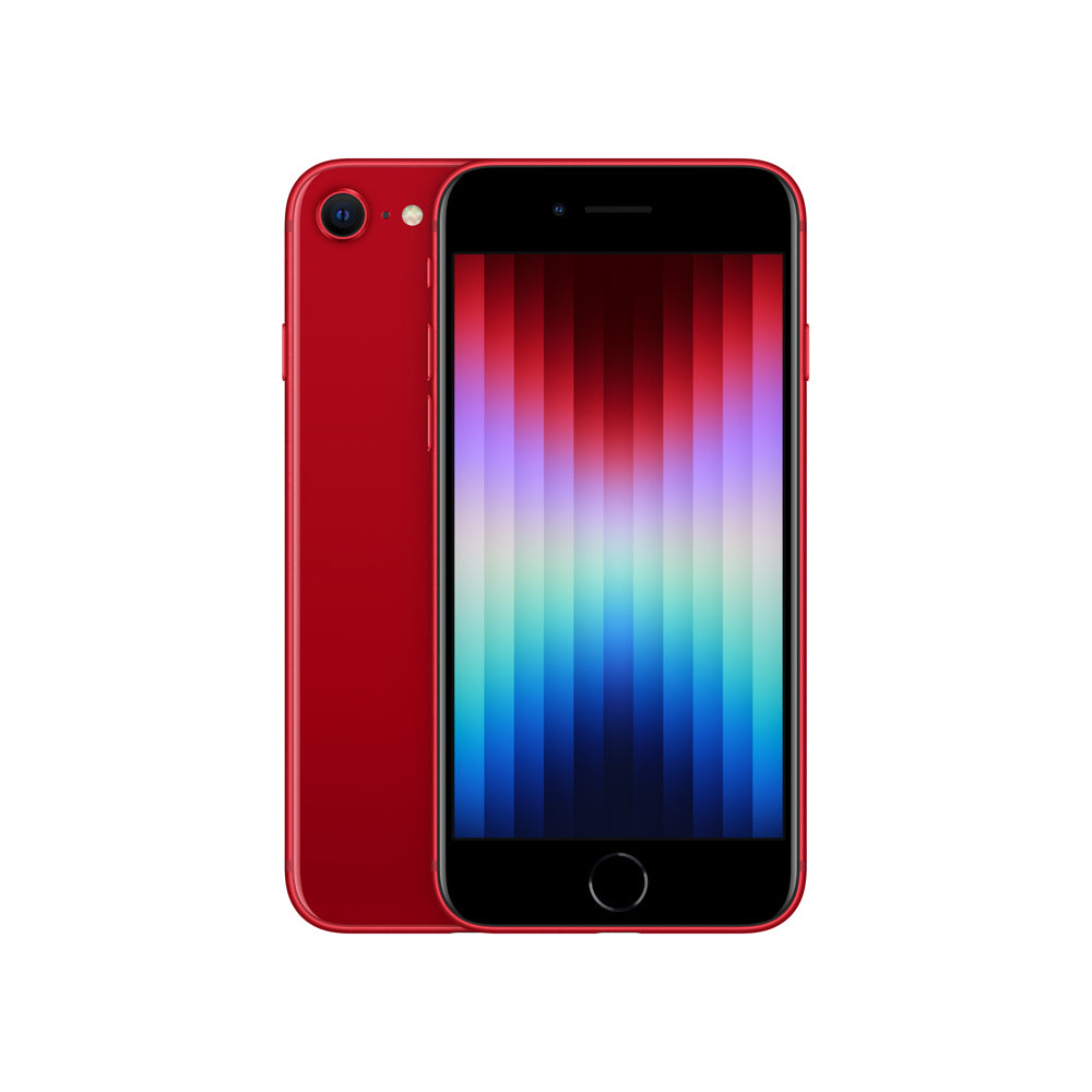 Apple iPhone SE (2022) 64GB - Red | Unlocked Smartphone for Work, Travel & Everyday Use