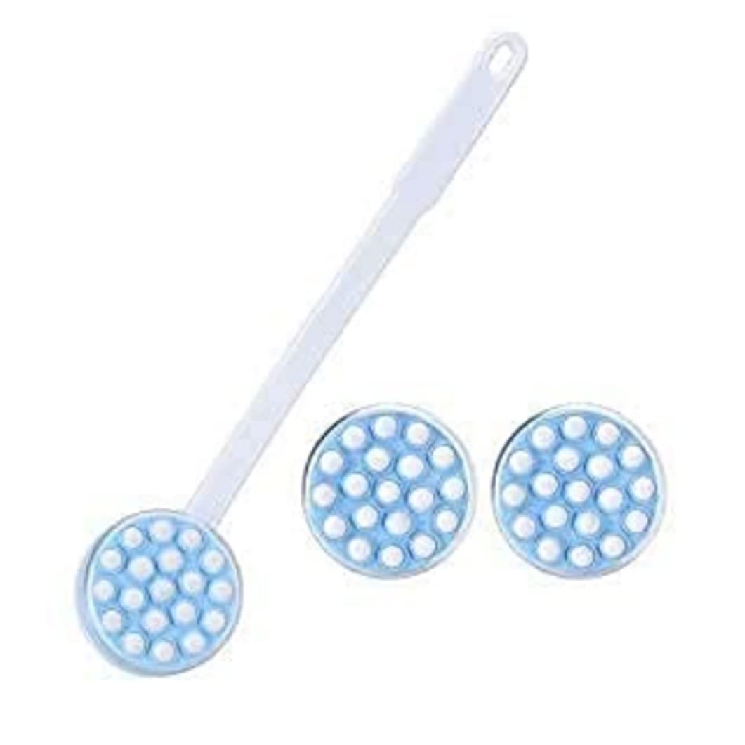 Long Handle Lotion Applicator & Back Massager Brush - Cream Scrubber for Shower & Spa, Body Lotion Applicator with Extended Handle for Hard-to-Reach Areas | Perfect for Back Care, Moisturizing & Exfoliation