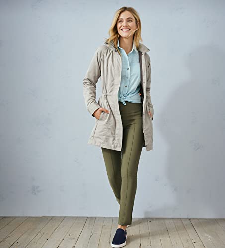 Orvis Women's Lightweight Hooded Packable Water-Resistant Windbreaker Jacket with Pockets - Perfect for Travel, Hiking & Outdoor Adventures