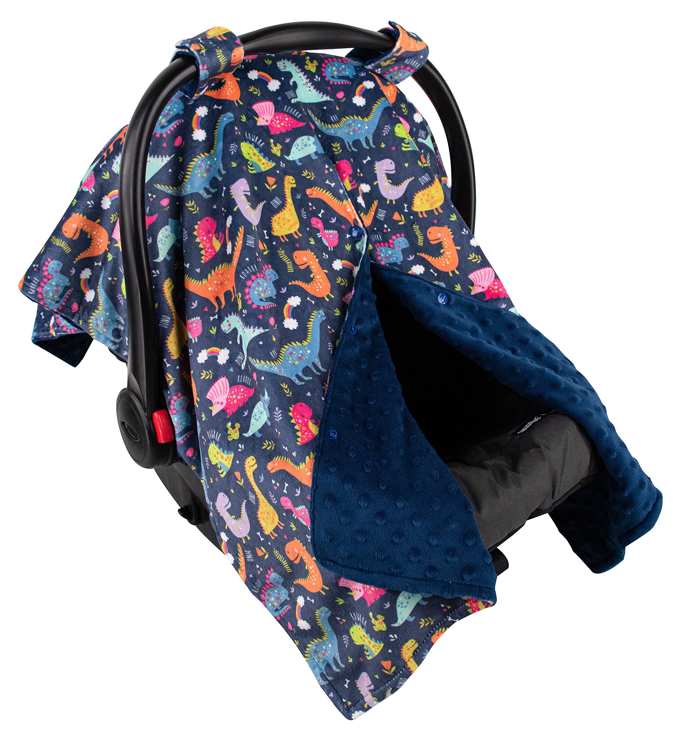 Premium Minky Baby Car Seat Cover - Soft & Cozy 40