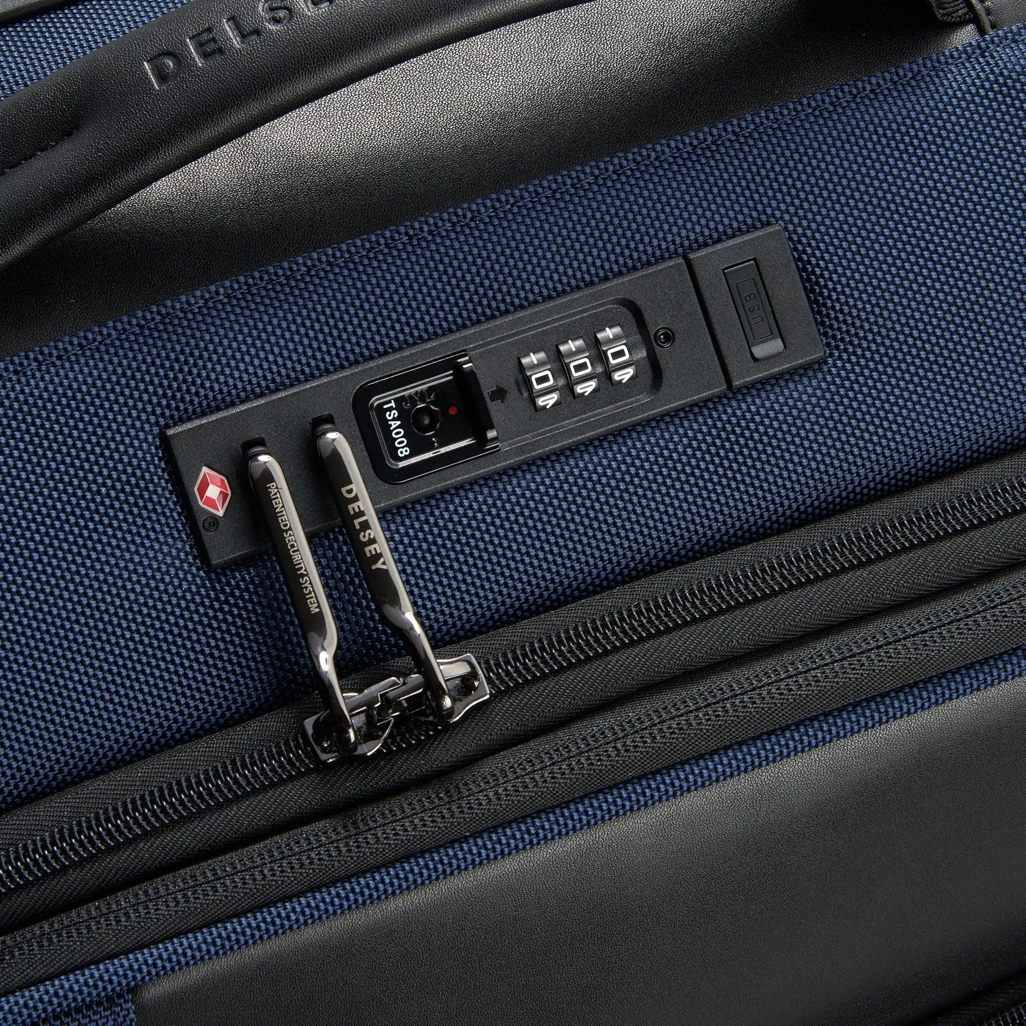 Delsey Wagram Expandable Carry On Spinner Luggage - Lightweight 20
