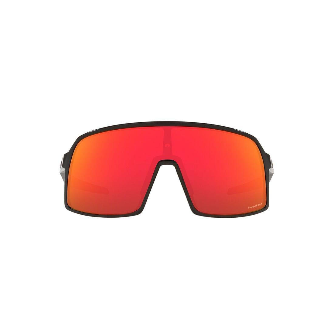OAKLEY SUTRO S Sunglasses for Men & Women - Polished Black Frame with Prizm Ruby Lenses | UV Protection, Sports, Running, Cycling, Outdoor Activities