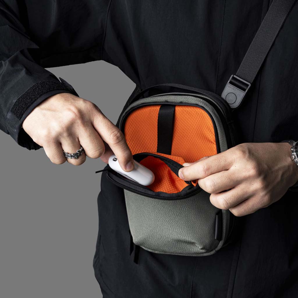 Metro Sling V2 Grey - Stylish & Durable Crossbody Bag for Men & Women - Perfect for Travel, Work & Everyday Use