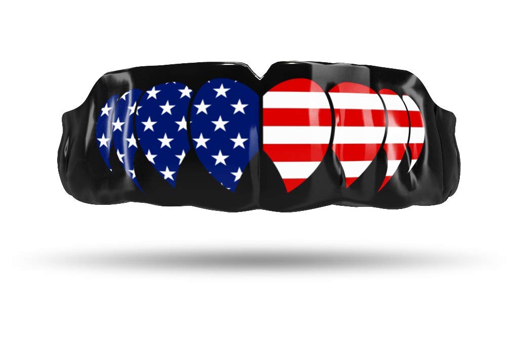 Custom Professional MMA Boxing Muay Thai Mouthguard with Fangs - Impact Protection for Fighters & Training - USA Made for Combat Sports & Martial Arts