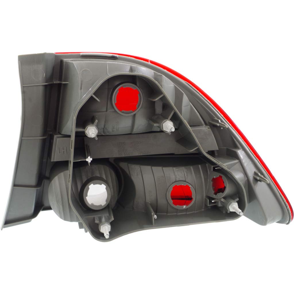2006-2008 Honda Civic Rear Tail Lights Assembly Pair - Driver & Passenger Side (HO2800166 HO2801165 | 33551-SNA-A01 33501-SNA-A02) - Perfect for Hybrid Models - Upgrade Your Car's Style & Safety for Night Driving