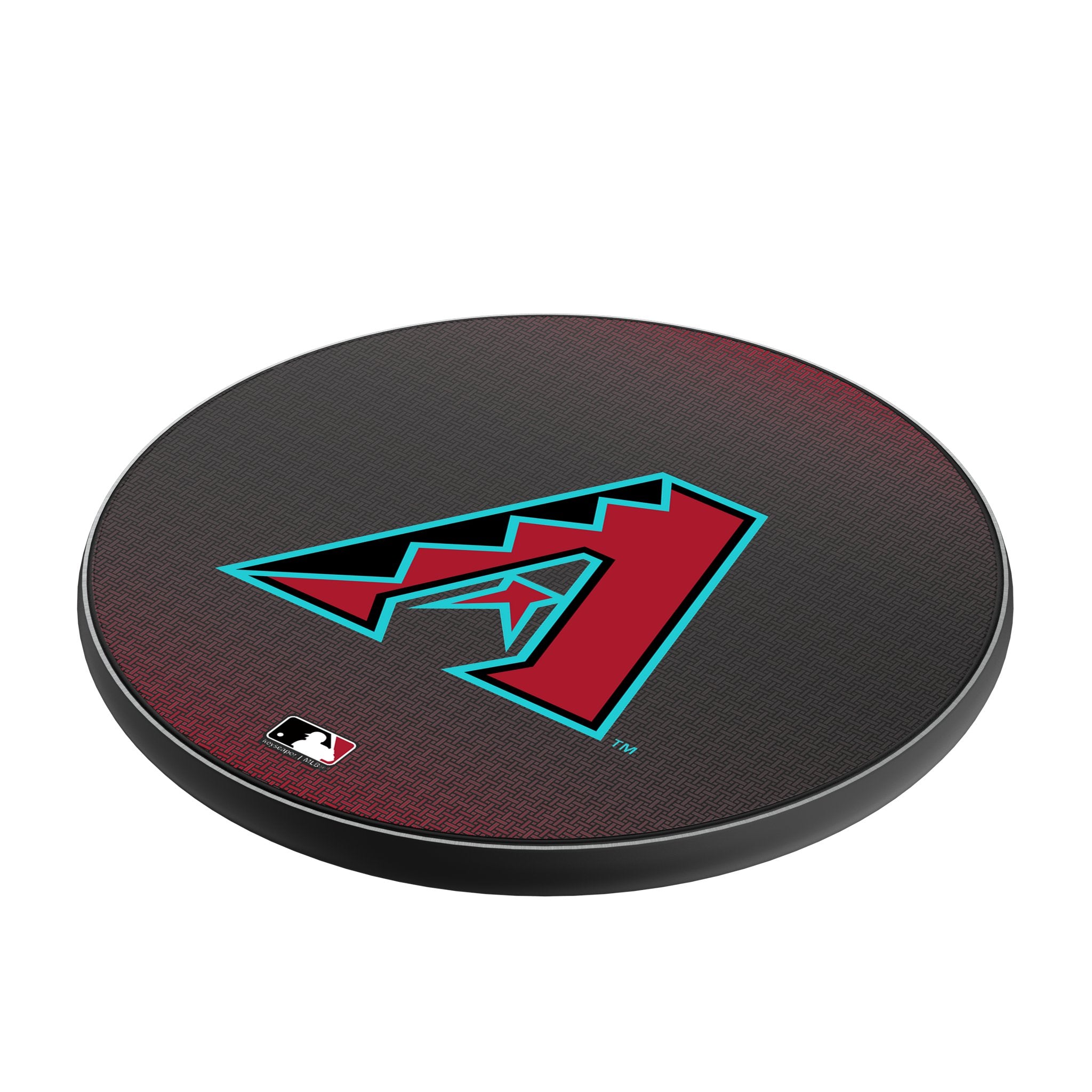 Arizona Diamondbacks 15W Fast Wireless Charger - Premium Linen Finish for iPhone, Samsung, AirPods - Perfect for Home, Office, and Travel