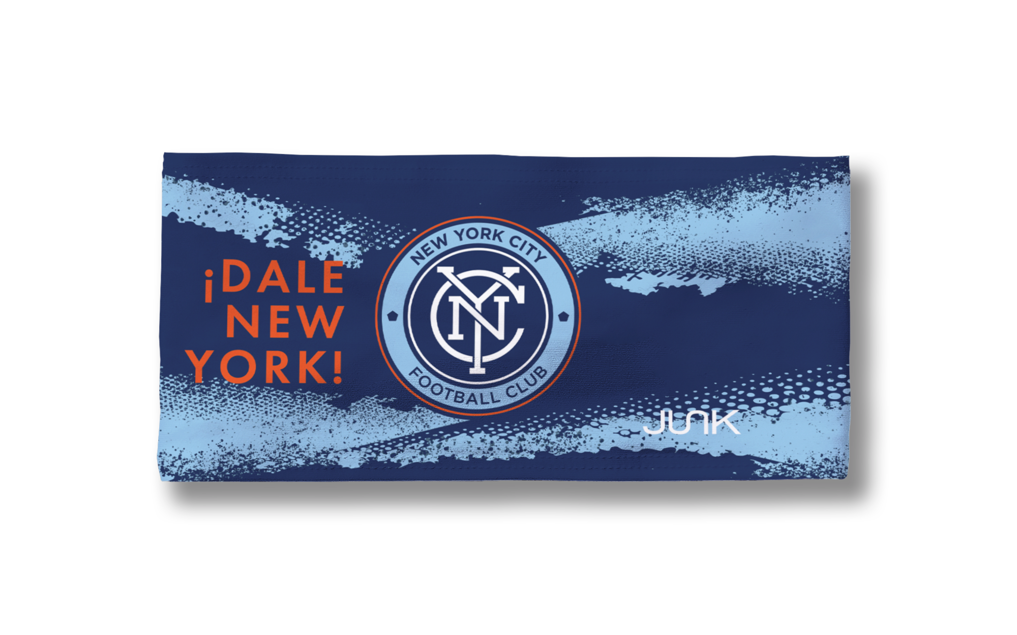 New York City FC Rally Cry Big Bang Lite Headband - Adjustable Sports Headband for Soccer, Running & Workouts - Moisture Wicking & Breathable Design for Men & Women