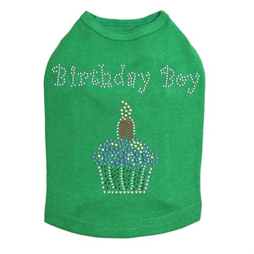 Birthday Boy Rhinestone Tank Top for Men - Sparkling Party Outfit in Multiple Colors - Perfect for Birthday Celebrations, Bachelorette Parties & Festive Events