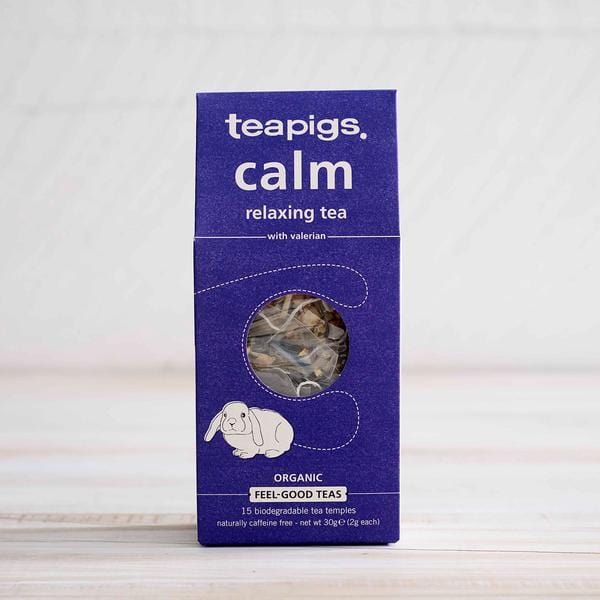 Teapigs Calm Herbal Tea for Relaxation & Stress Relief - Perfect for Evening Wind Down & Meditation