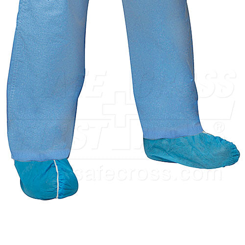 Disposable Shoe Covers 100 Pack - Non-Slip Medical, Industrial & Home Use for Hospitals, Construction & Clean Rooms