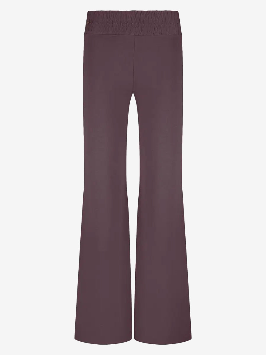 Urban Goddess Flow Yoga Pants for Women - High Waisted Stretchy Workout Leggings in Berry Color | Perfect for Yoga, Gym & Lounge Wear