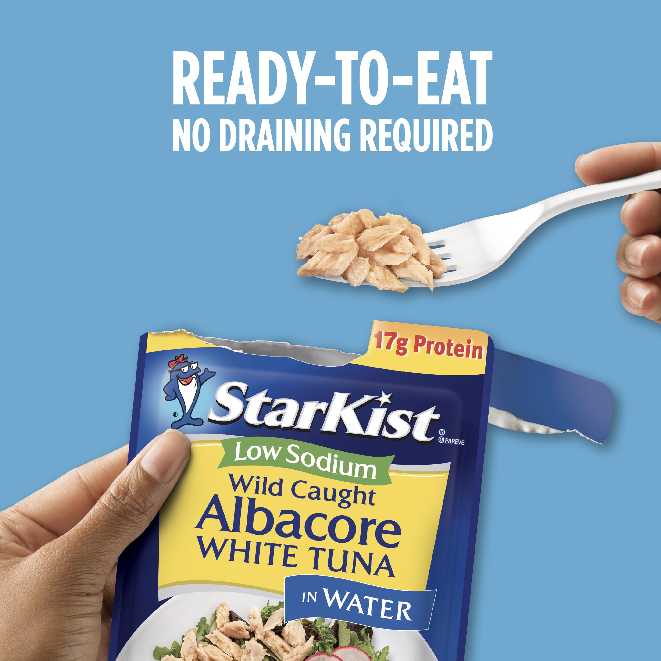 StarKist Low Sodium Albacore Tuna in Water - 2.6 Oz Cans, Pack of 24 | Healthy Protein for Salads, Sandwiches & Meal Prep | BPA-Free, Gluten-Free & Keto-Friendly