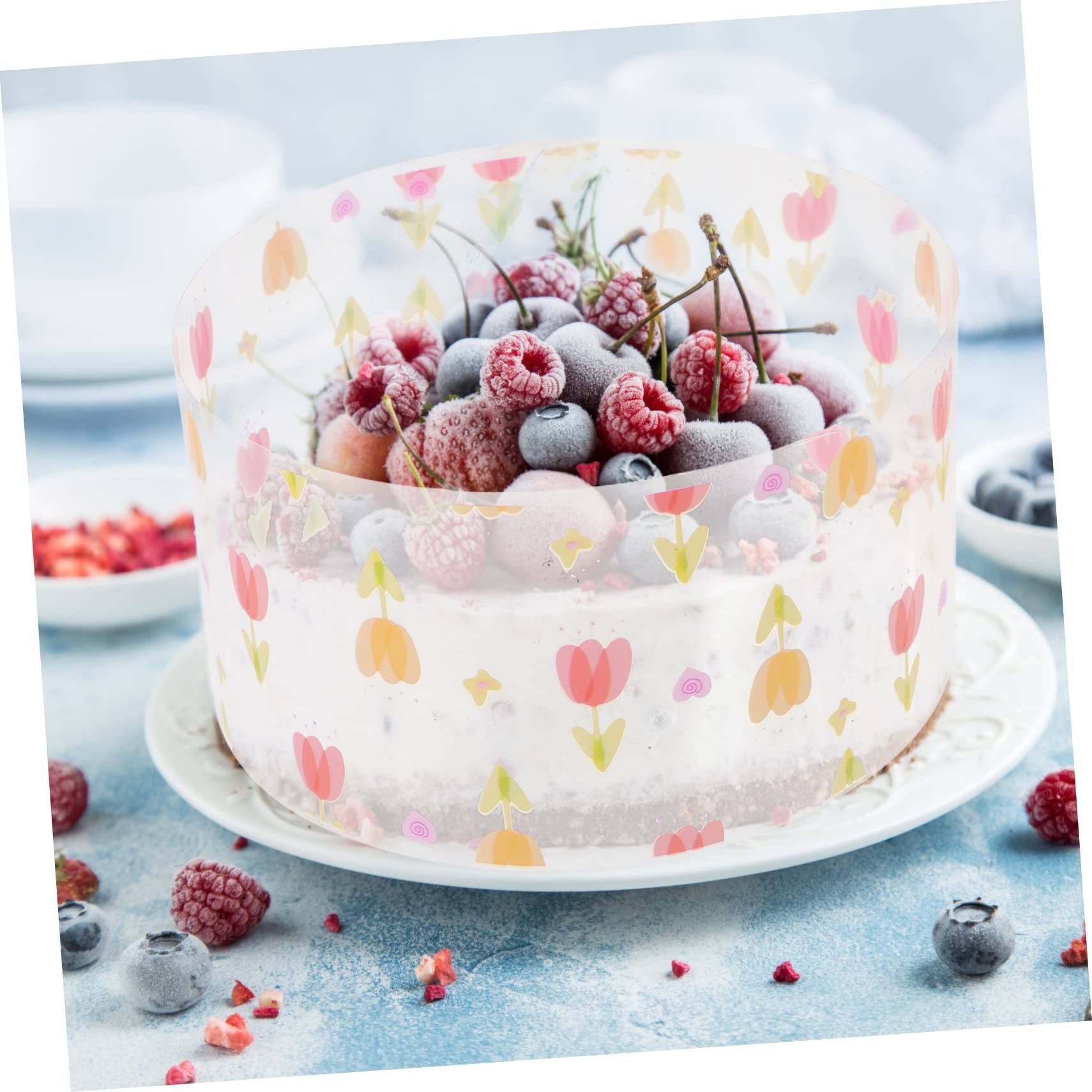 Versatile Cake Rim Wrappers | Decorative Cake Collars for Mousse & Birthday Cakes | Perfect for Wedding, Anniversary & Celebration Cakes