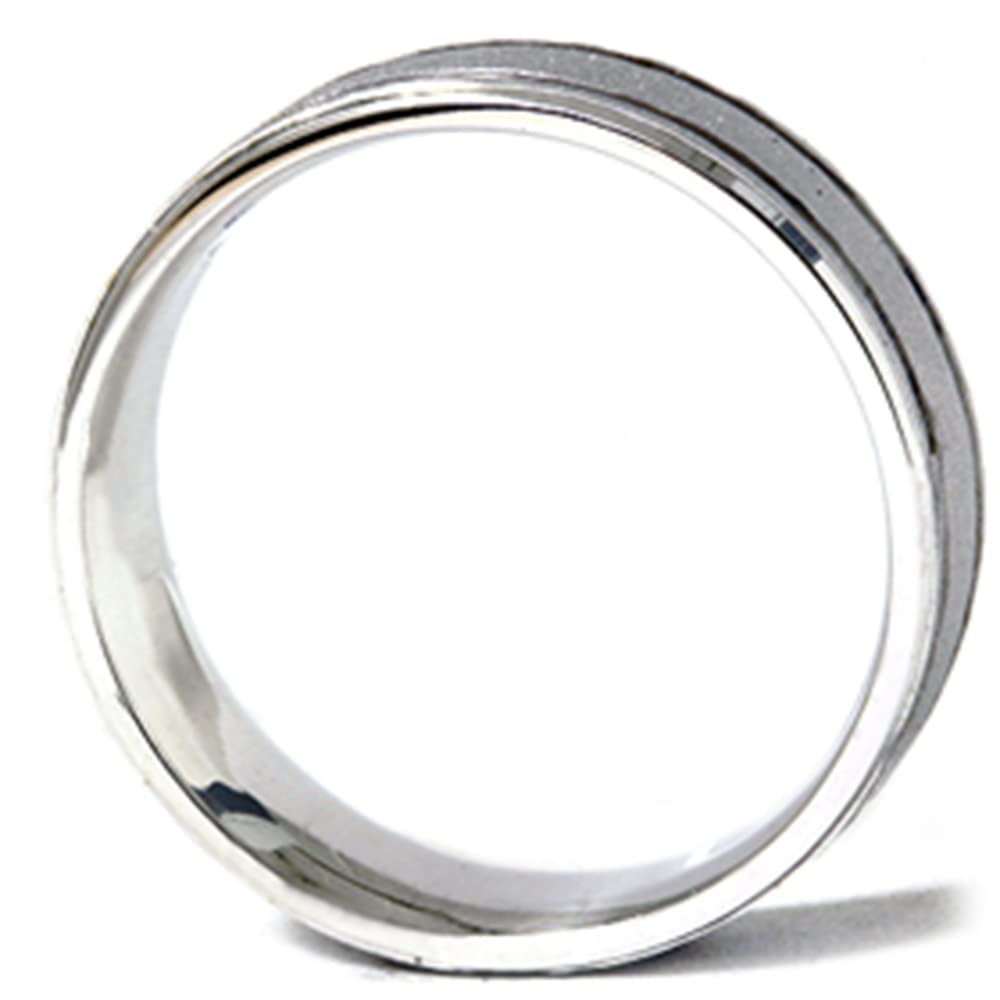 14K White Gold Hammered Comfort Fit Ring for Men - Durable Wedding Band, Anniversary Gift & Everyday Jewelry - Perfect for Proposals, Engagements & Special Occasions