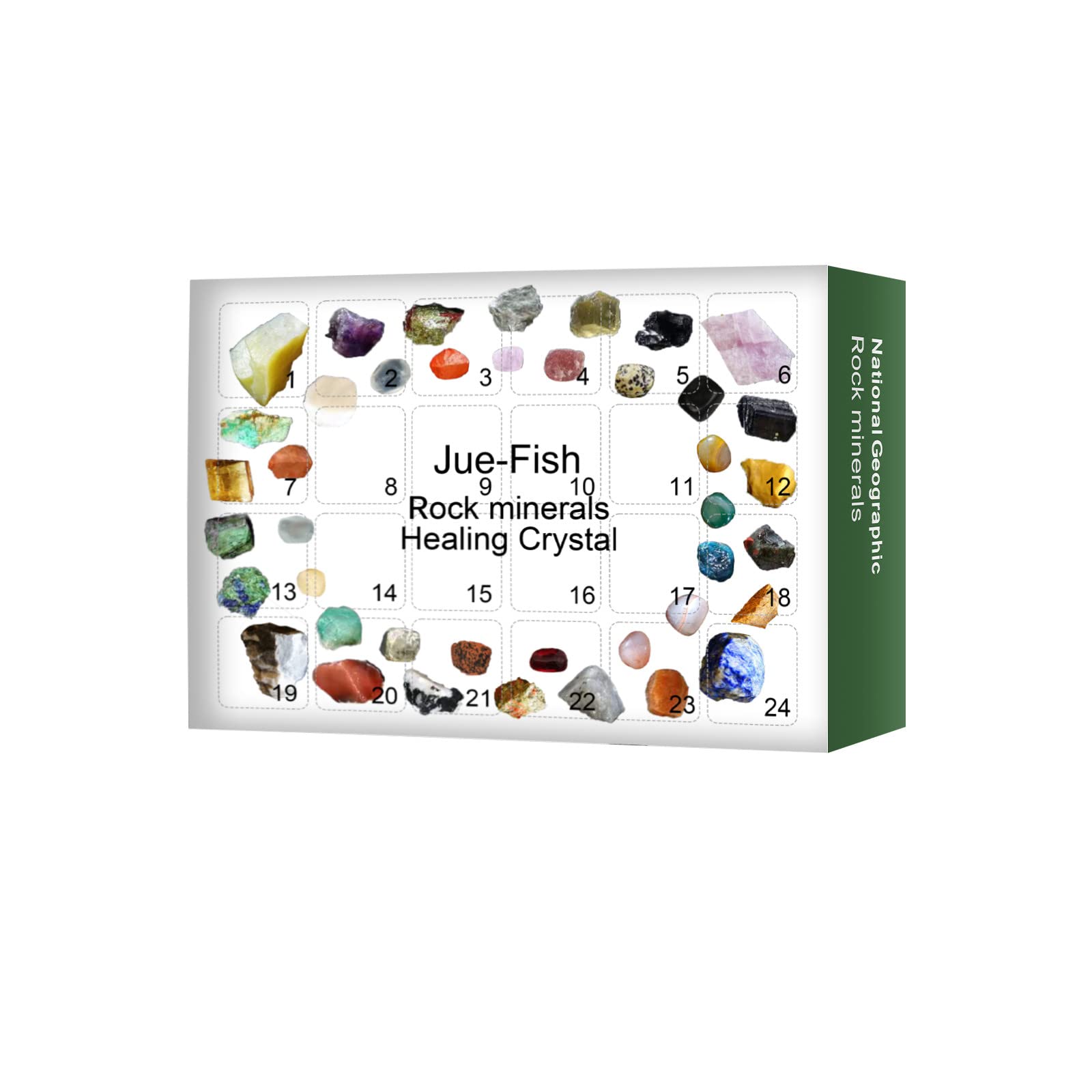 KX 2021 Christmas Countdown Calendar - Festive Advent Calendar with Treasure Chest Design | Perfect for Holiday Decor, Gift Giving & Family Countdown Traditions